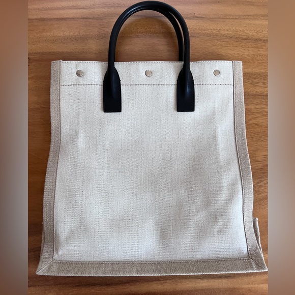 Saint Laurent Rive Gauche Tote in Canvas - Picture 11 of 13